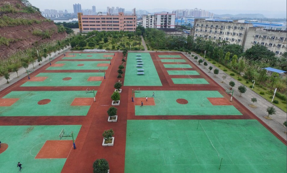 重庆九龙坡渝西中学图片